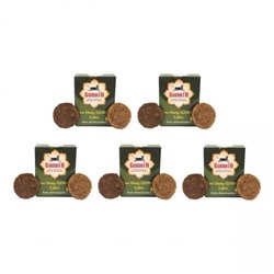 Набор лепешек из коровьего навоза (5 x 20 шт), Cow Dung (GOBAR) Cakes Set, произв. Gomata