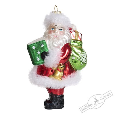 Дед Мороз "В гостях у сказки" (стекло) 8,5х6,5х13,5 см