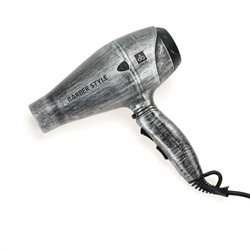 Dewal Профессиональный фен для волос / Barber Style 03-120 Steel, серый, 2200 Вт