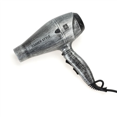 Dewal Профессиональный фен для волос / Barber Style 03-120 Steel, серый, 2200 Вт
