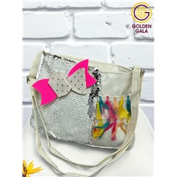 Стильная лаковая сумочка для девочки 21х17 см тип 3