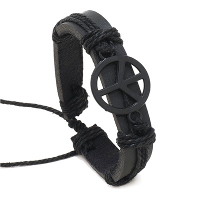 BS829-02 Кожаный браслет Пацифик, 1см