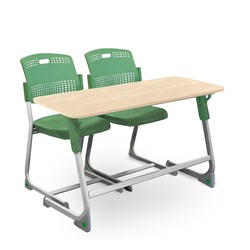 Комплект мебели Гамма-2
                        зелёный / алюминиевый металлик / берёза