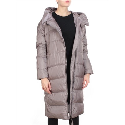 2118 LIGHT GRAY Пальто зимнее женское MELISACITI (200 гр. холлофайбера)