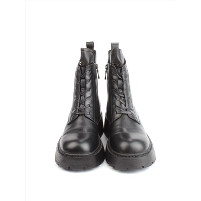 04-M3-1478 BLACK Ботинки зимние женские (натуральная кожа, натуральный мех)
