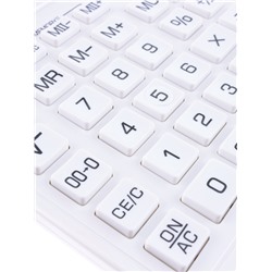 Калькулятор настольный Eleven SDC-444X-WH, 12 разрядов, двойное питание, 155×204×33 мм, белый