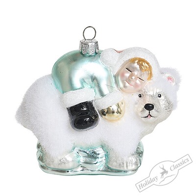 Дружба в Заполярье (стекло) 10х5х9 см