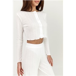 1505 БЕЛАЯ ПИЖАМА (РОМБ В РЯД)0466395542