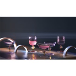 Бокал для вина Herbal, 300 мл, розовый