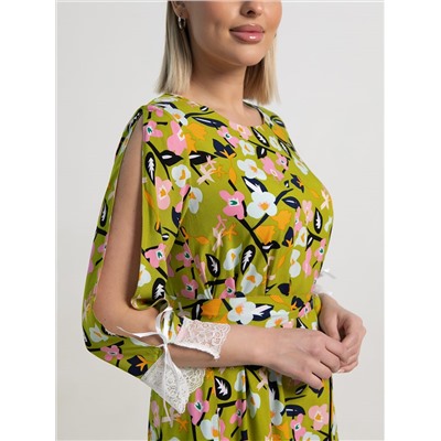 Платье Яна (зеленое) П15634-33М