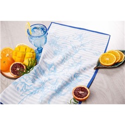 Полотенце кухонное Мари Санна «Цветочный этюд» 35×60 см, рогожка, 150 г/м, хлопок 100%