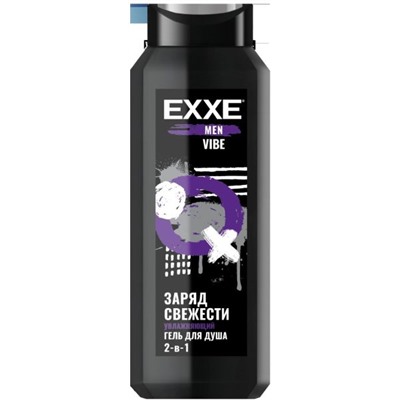 Гель д/душа EXXE MEN 2в1 Увлажняющий VIBE 400 мл