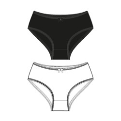 Трусы для девочки, 2 шт в комплекте