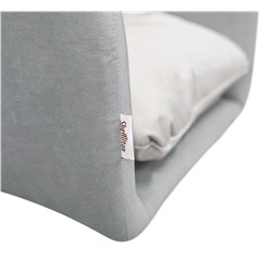 Стул SHT-ST43-2/S37
                        стальной серый / серое облако / хром лак