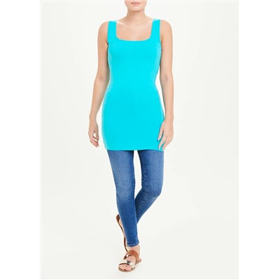 Basic Longline Square Neck Vest