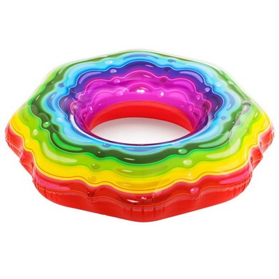Круг для плавания 115 см Rainbow Ribbon Bestway (36163)