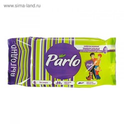 Салфетки влажные PARLO универс для всей семьи 100шт антибакт. /40