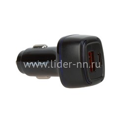 АЗУ 1 USB выход + Type-C (PD 3.0) 20W Quick Charge (5V-4.0A/9V-2.0A/12V-1.5A) MAIMI CC119 (черный)