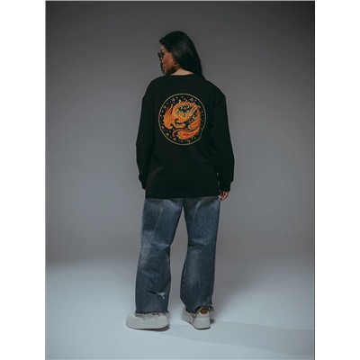 Свитшот Русь чёрный Лт