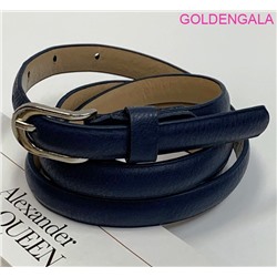 Ремень женский 1,5х135 см Р10 синий