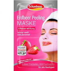Schaebens Erdbeer Maske 10er Beutel  Клубничная маска в упаковке 10 шт.