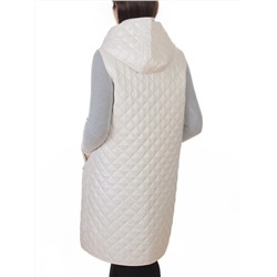 802 LT. BEIGE Жилет утепленный женский (50 гр. синтепон)