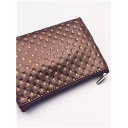 Sunflower Косметичка женская лодочка с тиснением, коричневый