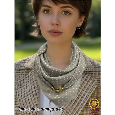 Платок на шею с украшением Артикул 2455/40