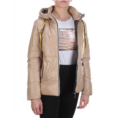 8260 BEIGE Куртка демисезонная женская BAOFANI (100 гр. синтепон)