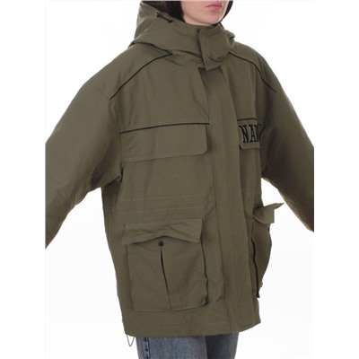 3101 GREEN Куртка демисезонная женская (100 гр. холлофайбер)