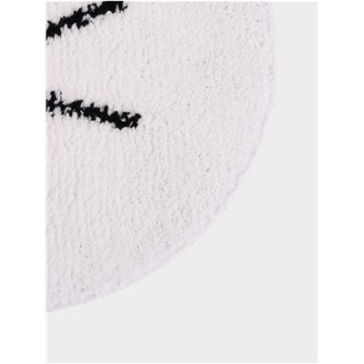 Коврик Доляна White Cat, 50.5×61 см, ворс 1.5 см, микрофибра, белый