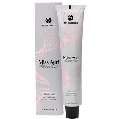 Miss Adri 60 Крем-краска д/волос 7.44 Блонд медный пепел интенсив