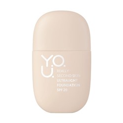 Тональный крем для лица "Y.O.U. Really Second Skin" SPF 20 тон: 50, perfect tan (10327508)