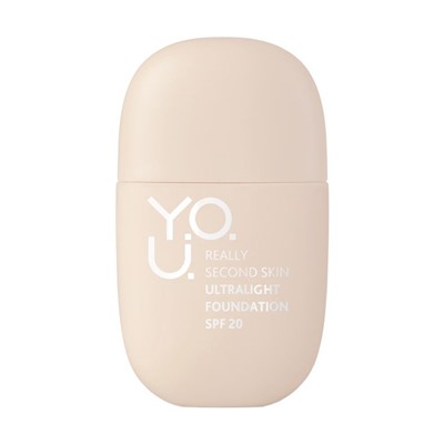 Тональный крем для лица "Y.O.U. Really Second Skin" SPF 20 тон: 50, perfect tan (10327508)