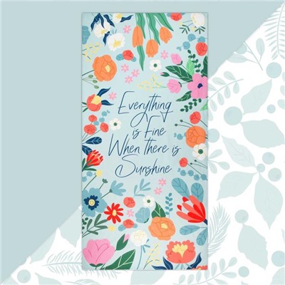 Полотенце пляжное Sunshine 70×146 см, 100% хлопок, 160 г/м²