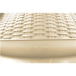 Плетеный стул SHT-ST68/S424
                        бежевый / коричневый муар