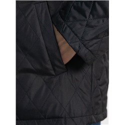 Куртка демисезонная стеганая (черная матовая) Б15194-25М