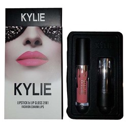Помада Kylie Fashion Charm Lips Lipstick & Lip Gloss 2 in 1 Dolce K 3 ml