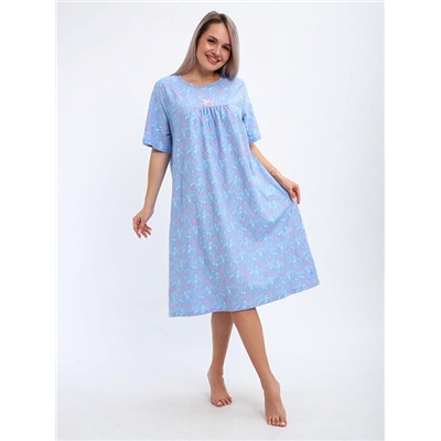 Сорочка Мариам голубой ИвК