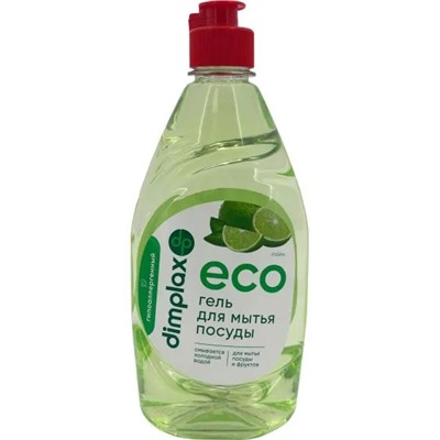Гель для мытья посуды Dimplax  "CLEANER EXPERT", Лайм и Мята, 500 мл