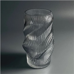 200-176 Декоративная ваза для цветов 24,5см в под.уп.(х8)Стекло