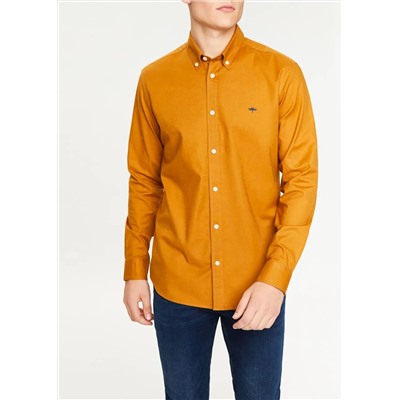 Long Sleeve Slim Fit Oxford Shirt