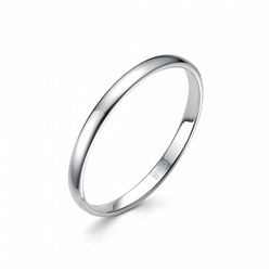 Кольцо родированное серебро 925*