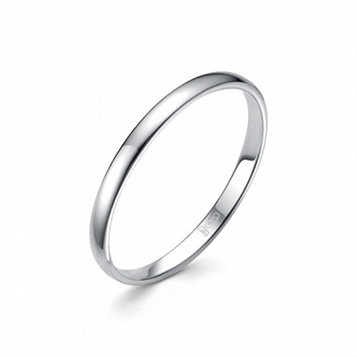 Кольцо родированное серебро 925*