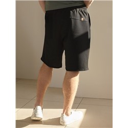 Шорты из тонкого футера с эластаном