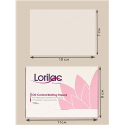 Матирующие салфетки для лица Lorilac Oil-Control Blotting Papers 100 шт