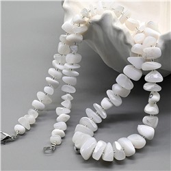 Бусы из Кахолонга галтовка на увеличение 5-15мм, 50см