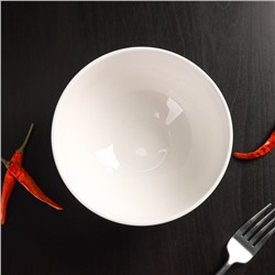 Салатник Magistro La Perle, 600 мл, d=15 см, фарфор, белый