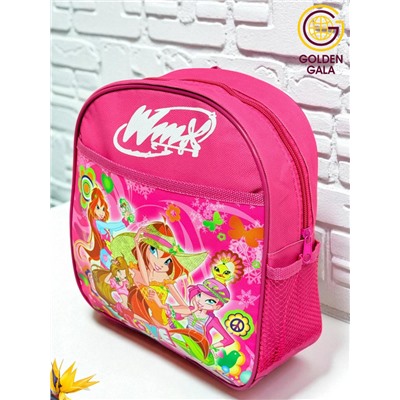 Сумка-рюкзак детская с героями Вингс ярко-розовый