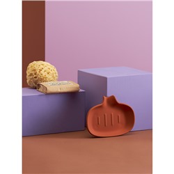 Мыльница Flow, терракотовая